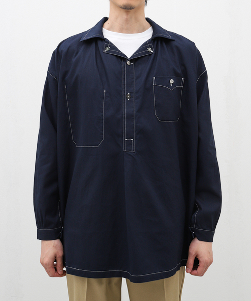 EDIFICE（エディフィス）の「BUREAU (ビューロー) FRENCH SMOCK SHIRTS