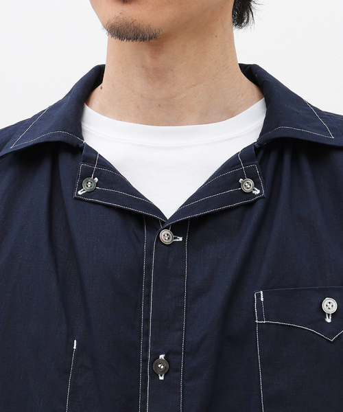EDIFICE（エディフィス）の「BUREAU (ビューロー) FRENCH SMOCK SHIRTS