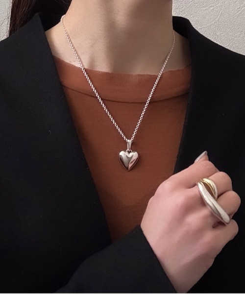 ISOLATION(アイソレーション)の「【ISOLATION / アイソレーション】Silver925 HEART NECKLACE / シルバー925 ハートネックレス(ネックレス・レディース・シルバー・40cm)」の12枚目の写真