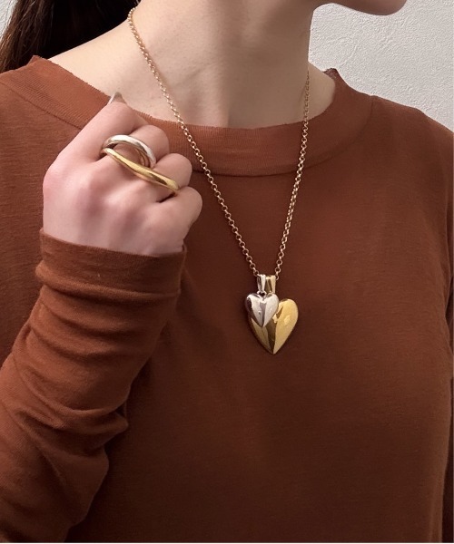 ISOLATION(アイソレーション)の「【ISOLATION / アイソレーション】Silver925 HEART NECKLACE / シルバー925 ハートネックレス(ネックレス・レディース・シルバー・40cm)」の13枚目の写真