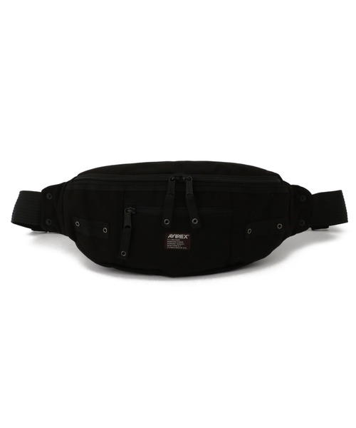 EAGLE POLYESTER 2WAY WAIST BAG /イーグル ポリエステル 2ウェイ ウエストバッグ / AVIREX / アヴィレックス / AVX3521（ボディバッグ/ウエストポーチ）｜AVIREX（アヴィレックス）