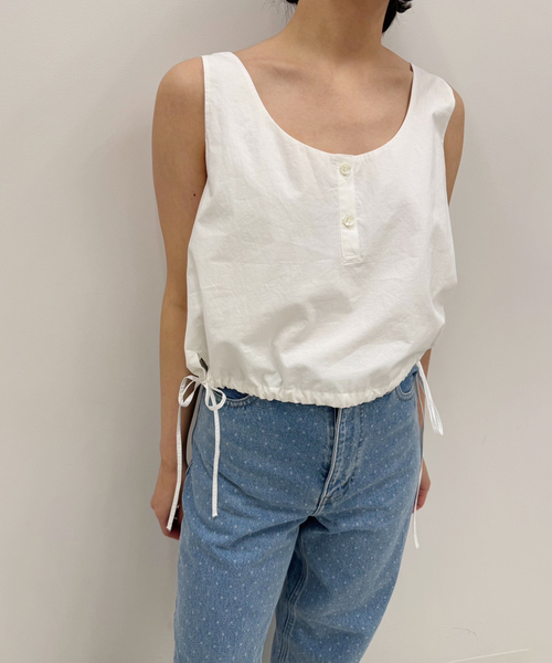 【完売商品】エディットフォールル　VERSO/ヴェルソ セール】【VERSO/ヴェルソ】Cropped Sleeveless Strap Top