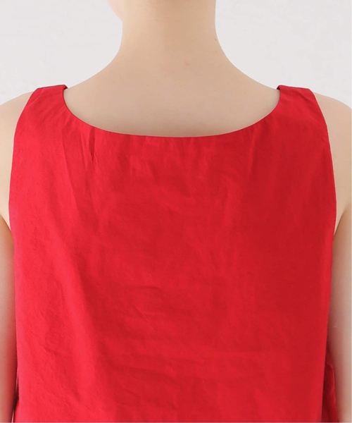 セール】【VERSO/ヴェルソ】Cropped Sleeveless Strap Top（シャツ