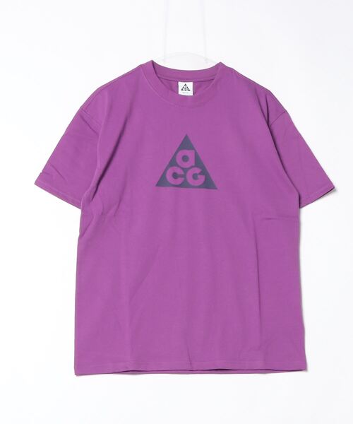 NIKE ACG（ナイキエィシージー）の「NIKE AS M NRG ACG DF TEE MBR / ナイキ ACG NRG DF MBR S/S Tシャツ 【SP】（Tシャツ/カットソー・メンズ・パープル/ブラック・M/L/XL/XXL/S）」の2枚目の写真