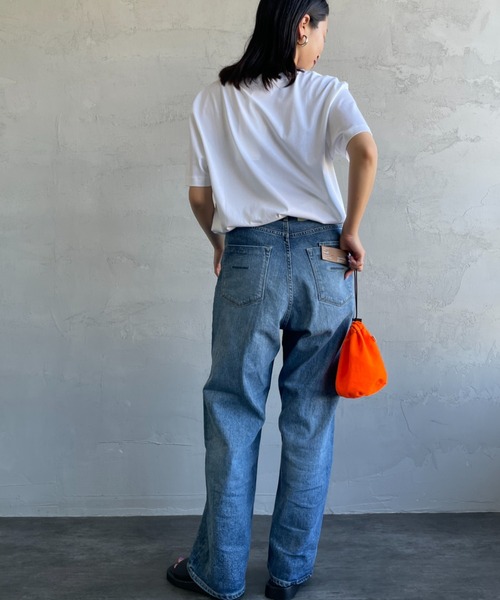 Calvin Klein（カルバン・クライン）の「[Calvin Klein/カルバンクライン] モノグラムロゴ プリントTシャツ（Tシャツ/カットソー・レディース・ホワイト/ブラック・M/L/S）」の16枚目の写真