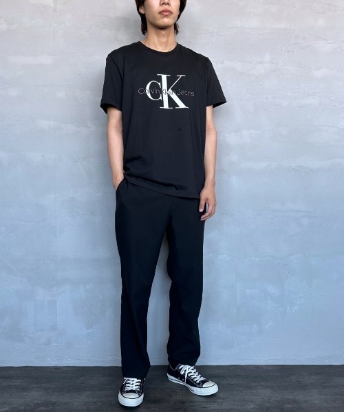 ★ ★ モノグラム CK ロゴ Tシャツ セール】モノグラム エンブロイド Tシャツ（Tシャツ/カットソー