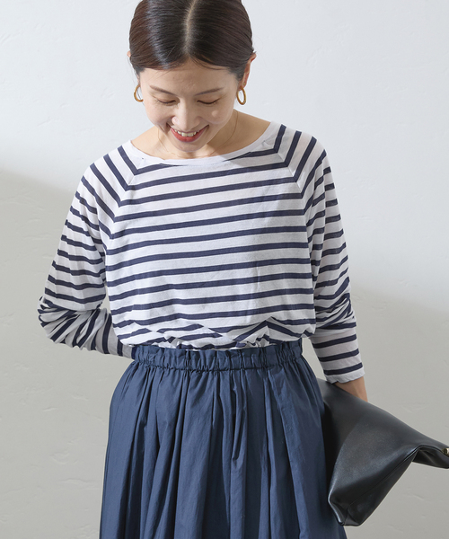【信頼】 IENA（イエナ）の「80/1GASSシアーラグランプルオーバー（T トップス