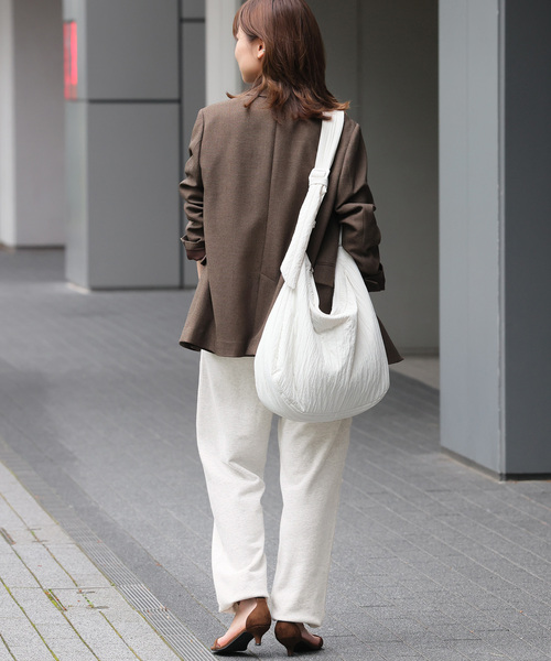 JOURNAL STANDARD relume（ジャーナルスタンダード　レリューム）の「ロゴスウェットパンツ（スウェットパンツ・レディース・ネイビー/グレー・FREE）」の8枚目の写真