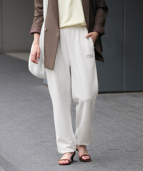 JOURNAL STANDARD relume（ジャーナルスタンダード　レリューム）の「ロゴスウェットパンツ（スウェットパンツ・レディース・ネイビー/グレー・FREE）」の9枚目の写真
