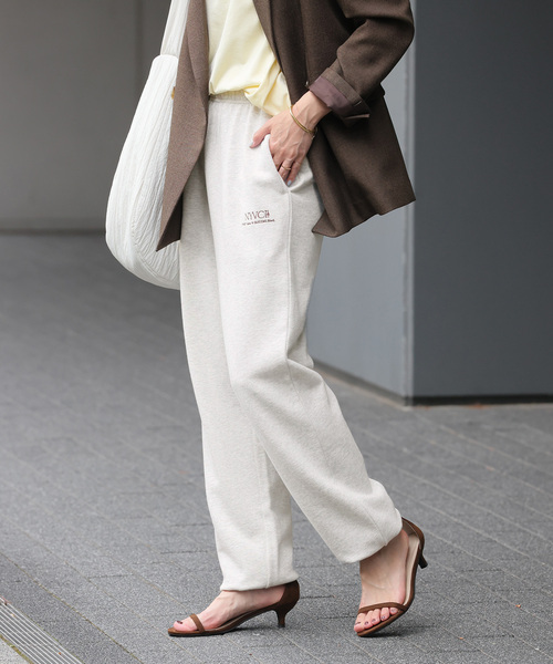 JOURNAL STANDARD relume（ジャーナルスタンダード　レリューム）の「ロゴスウェットパンツ（スウェットパンツ・レディース・ネイビー/グレー・FREE）」の10枚目の写真