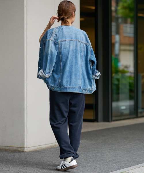 JOURNAL STANDARD relume（ジャーナルスタンダード　レリューム）の「ロゴスウェットパンツ（スウェットパンツ・レディース・ネイビー/グレー・FREE）」の16枚目の写真