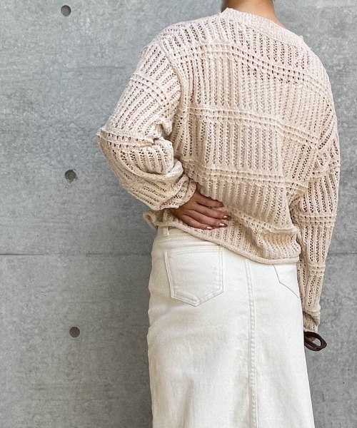 ketty cherie（ケティシェリー）の「チノ風スリットストレートスカート≪洗濯機で洗える≫（スカート・レディース・ブラウン/ベージュ・M）」の5枚目の写真