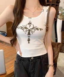 タンクトップ ノースリーブ A'GEM/9 × .kom 「SETSETSET/セットセットセット」SARA LACE UP SLEEVELESS/サ A'GEM/9 × .kom 『SETSETSET/セットセットセット』SARA LACE UP