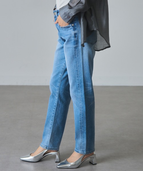 RED CARD TOKYO(レッドカード)の「【RED CARD】35th Anniversary Casual 26W10001(デニムパンツ・レディース・ブルー/ライトブルー/インディゴブルー・24inch/23inch/25inch/22inch)」の20枚目の写真
