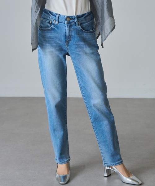 RED CARD TOKYO(レッドカード)の「【RED CARD】35th Anniversary Casual 26W10001(デニムパンツ・レディース・ブルー/ライトブルー/インディゴブルー・24inch/23inch/25inch/22inch)」の19枚目の写真