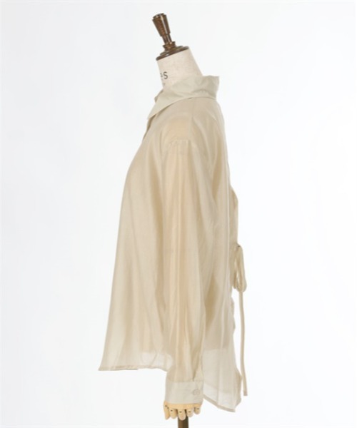 axes femme（アクシーズファム）の「バックリボンシアーシャツ（シャツ/ブラウス・レディース・グレー/ベージュ/ホワイト・FREE）」の19枚目の写真