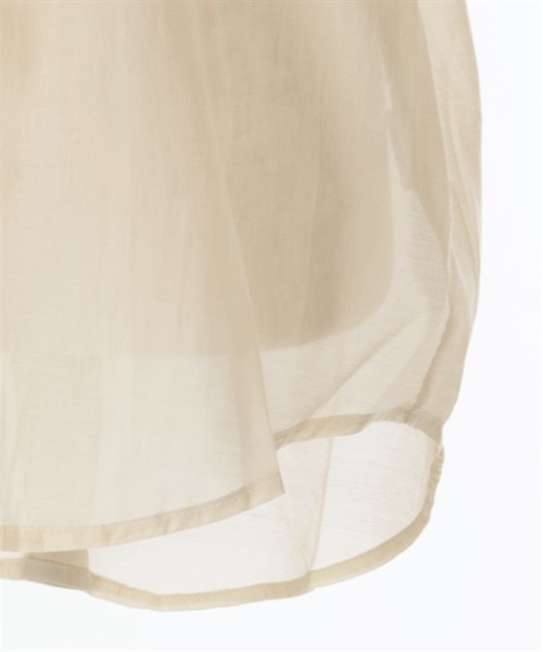 axes femme（アクシーズファム）の「バックリボンシアーシャツ（シャツ/ブラウス・レディース・グレー/ベージュ/ホワイト・FREE）」の17枚目の写真