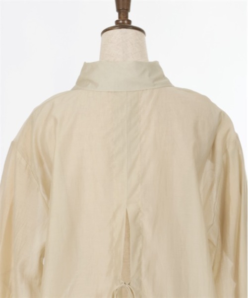 axes femme（アクシーズファム）の「バックリボンシアーシャツ（シャツ/ブラウス・レディース・グレー/ベージュ/ホワイト・FREE）」の15枚目の写真