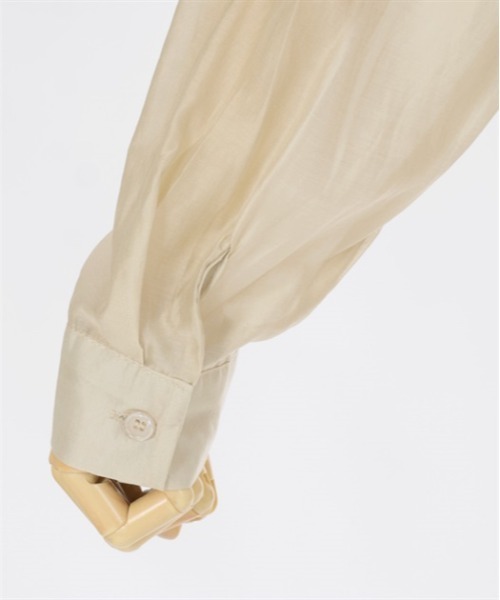 axes femme（アクシーズファム）の「バックリボンシアーシャツ（シャツ/ブラウス・レディース・グレー/ベージュ/ホワイト・FREE）」の14枚目の写真