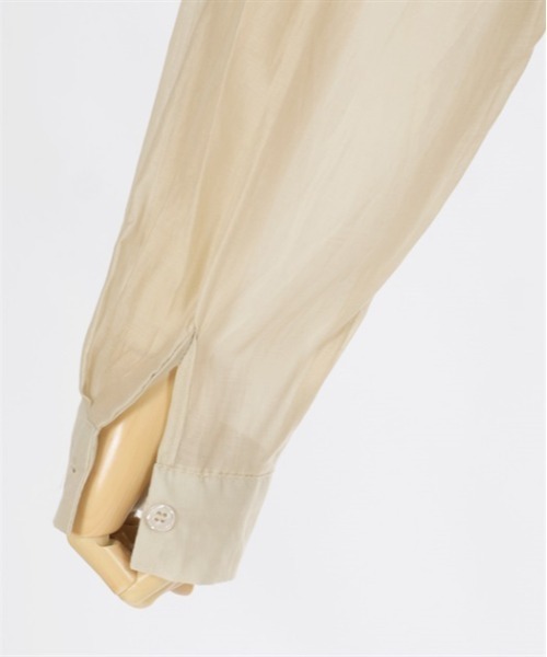 axes femme（アクシーズファム）の「バックリボンシアーシャツ（シャツ/ブラウス・レディース・グレー/ベージュ/ホワイト・FREE）」の5枚目の写真