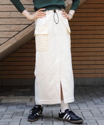 MEYAME（メヤメ）の「MEYAME/メヤメ　フリースロングスカート　FLEECE LONG SKIRT（スカート）」