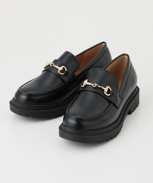 Honeys(ハニーズ)の「ボリュームローファー(ローファー・レディース・ブラック/ダークブラウン/ライトベージュ/ブラック系その他/ダークブラウン系・L/LL/S/M)」の11枚目の写真