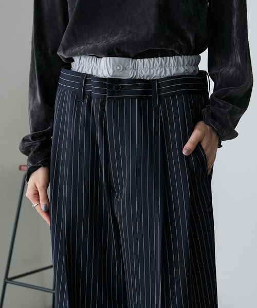 forksy.（フォルクシー）の「【forksy.】ダブルウエストワイド