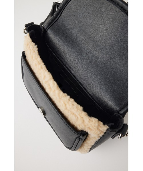 MOUSSY(マウジー)の「BOA SADDLE バッグ(ショルダーバッグ・レディース・ブラック/カーキ・FREE)」の10枚目の写真