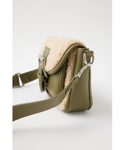 MOUSSY(マウジー)の「BOA SADDLE バッグ(ショルダーバッグ・レディース・ブラック/カーキ・FREE)」の15枚目の写真