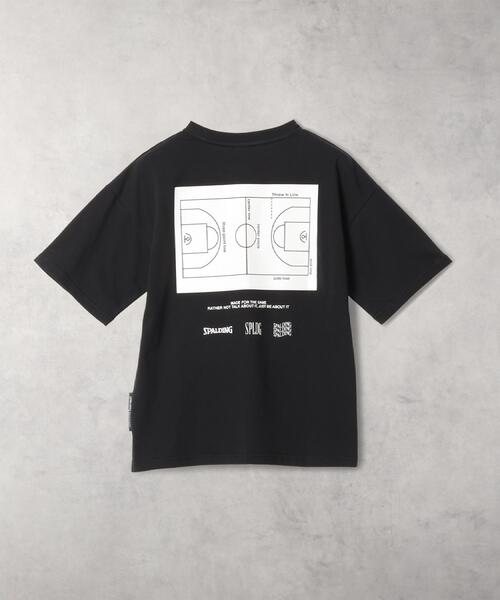 SPALDING(スポルディング)の「SPALDING(スポルディング)【キッズ】コートプリント半袖Tシャツ(Tシャツ/カットソー・キッズ・グリーン/ブラック・150/160/130/140)」の18枚目の写真