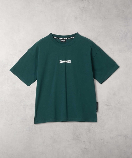 SPALDING(スポルディング)の「SPALDING(スポルディング)【キッズ】コートプリント半袖Tシャツ(Tシャツ/カットソー・キッズ・グリーン/ブラック・150/160/130/140)」の9枚目の写真