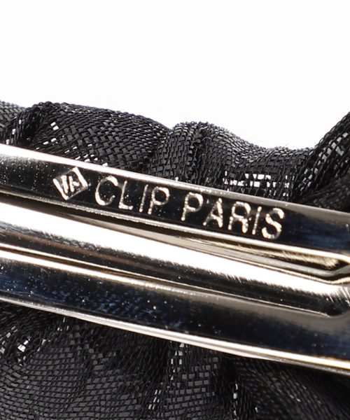 Spick & Span（スピックアンドスパン）の「TRESSE / トレス Gabrielle Ribbon Valetta HA-12（バレッタ/ヘアクリップ・レディース・ゴールド/ブラック・FREE）」の9枚目の写真