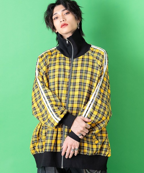 doracore様⭐ OFF-WHITE バックアローレイヤード長袖カットソー Rocky Monroe シャツ オーバーサイズ ゼブラ柄デザインレース