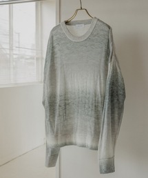 ADAM ET ROPE' | 【WEB限定】シアー グラデーション ニット プルオーバー / ロングシーズン着用可能 / ユニセックス(ニット/セーター)