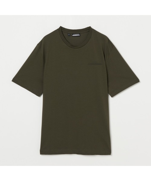 J.LINDEBERG（ジェイリンドバーグ）の「【J.LINDEBERG/GOLF】コットンTシャツ（Tシャツ/カットソー・メンズ・カーキ/ブラック/ネイビー/ブルー/グレー・46）」の3枚目の写真
