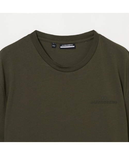 J.LINDEBERG（ジェイリンドバーグ）の「【J.LINDEBERG/GOLF】コットンTシャツ（Tシャツ/カットソー・メンズ・カーキ/ブラック/ネイビー/ブルー/グレー・46）」の12枚目の写真