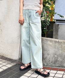 DOUBLE NAME | ウエスト釦ボーイズデニムパンツ/ユニセックス(デニムパンツ)