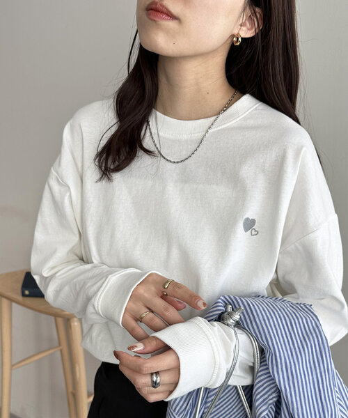 【ワンポイントがオシャレ♪】Dior★ Heart Tシャツ 楽天市場】dior（柄ワンポイント）（Tシャツ・カットソー