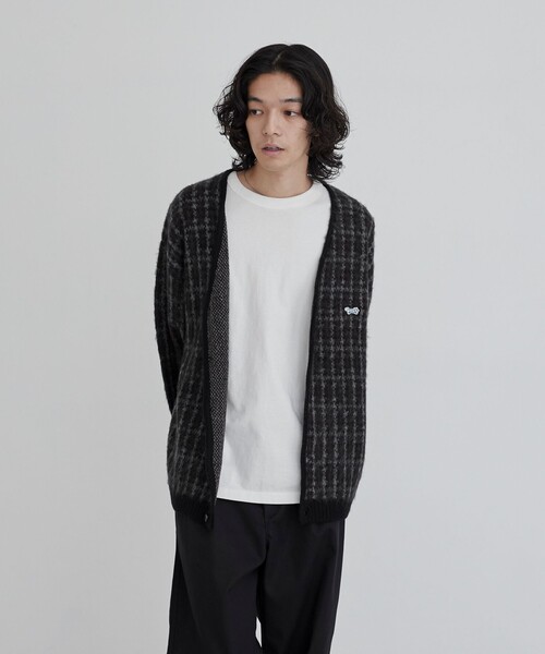 PENNEYS(ぺニーズ)の「【そうコレ!】Penneys(ぺニーズ)別注ジャガードシャギーニットカーディガン(カーディガン/ボレロ・メンズ・オフホワイト/ネイビー/ベージュ/ブラック・XL/L/M/S)」の8枚目の写真