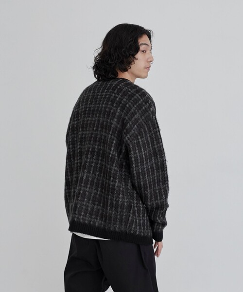 PENNEYS(ぺニーズ)の「【そうコレ!】Penneys(ぺニーズ)別注ジャガードシャギーニットカーディガン(カーディガン/ボレロ・メンズ・オフホワイト/ネイビー/ベージュ/ブラック・XL/L/M/S)」の10枚目の写真