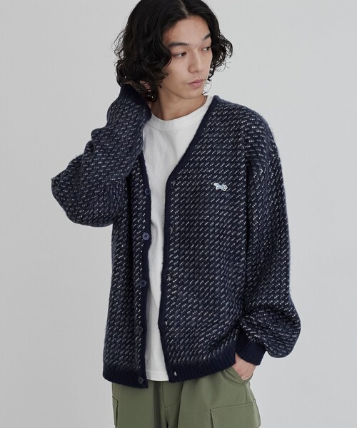 PENNEYS(ぺニーズ)の「【そうコレ!】Penneys(ぺニーズ)別注ジャガードシャギーニットカーディガン(カーディガン/ボレロ・メンズ・オフホワイト/ネイビー/ベージュ/ブラック・XL/L/M/S)」の19枚目の写真