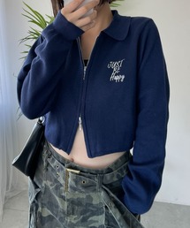 WEGO/WZIPスターモチーフニット