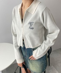 WEGO/WZIPスターモチーフニット