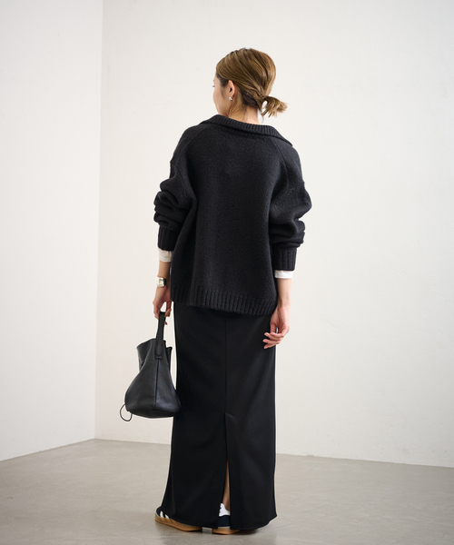 24AW FRAMeWORK ウール100% メタルボタン衿付きカーディガン F 24AW FRAMeWORK ウール100% メタルボタン衿付きカーディガン F