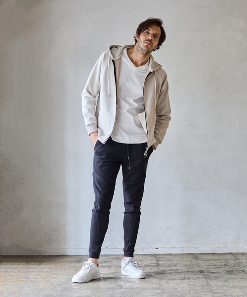 RATTLE TRAP（ラトルトラップ）の「フェイクスエードZIPUPパーカー（パーカー・メンズ・ブラック/ブルー/ホワイト・M/L/LL）」の4枚目の写真