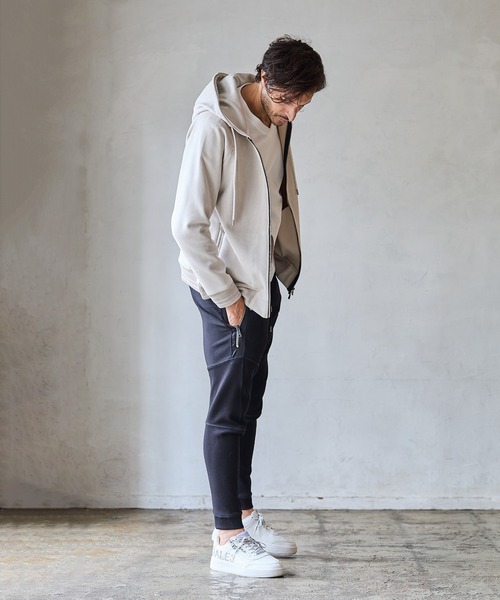 RATTLE TRAP（ラトルトラップ）の「フェイクスエードZIPUPパーカー（パーカー・メンズ・ブラック/ブルー/ホワイト・M/L/LL）」の5枚目の写真