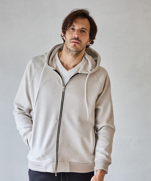 RATTLE TRAP（ラトルトラップ）の「フェイクスエードZIPUPパーカー（パーカー・メンズ・ブラック/ブルー/ホワイト・M/L/LL）」の10枚目の写真