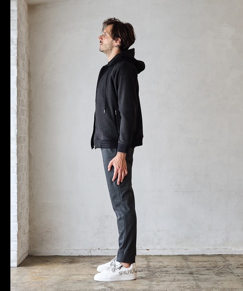 RATTLE TRAP（ラトルトラップ）の「フェイクスエードZIPUPパーカー（パーカー・メンズ・ブラック/ブルー/ホワイト・M/L/LL）」の16枚目の写真