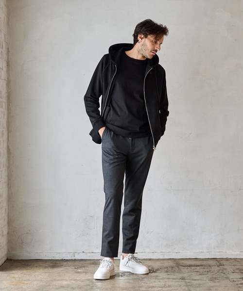 RATTLE TRAP（ラトルトラップ）の「フェイクスエードZIPUPパーカー（パーカー・メンズ・ブラック/ブルー/ホワイト・M/L/LL）」の14枚目の写真