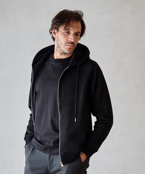 RATTLE TRAP（ラトルトラップ）の「フェイクスエードZIPUPパーカー（パーカー・メンズ・ブラック/ブルー/ホワイト・M/L/LL）」の18枚目の写真